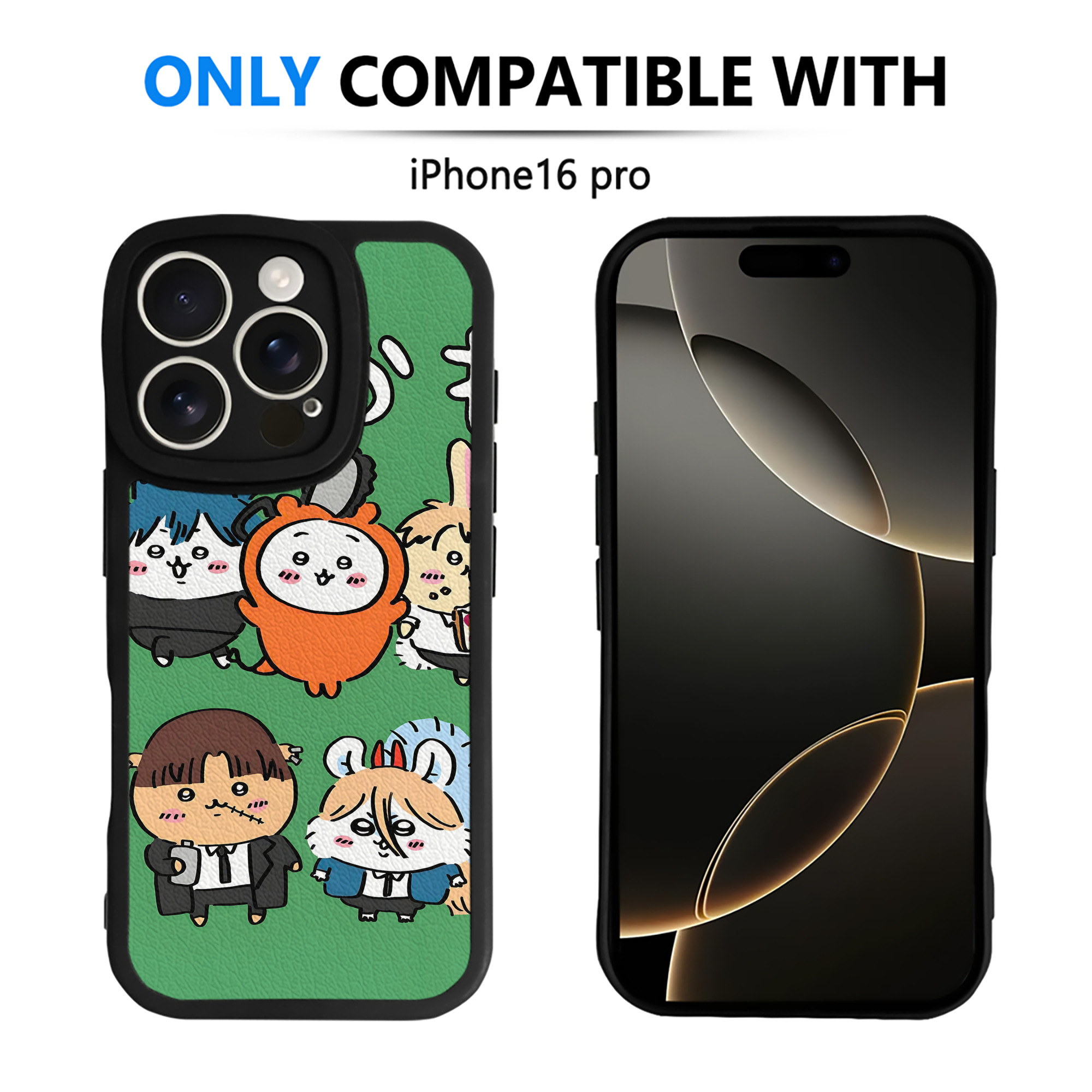 （画像用） ちいかわ Chii-kawa 【iPhone 16シリーズ対応】シリコンスマホケース（レザー調） 材質：シリコン